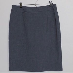 Calvin Klein Suit Skirt, Charcoal Grey - Sz. L